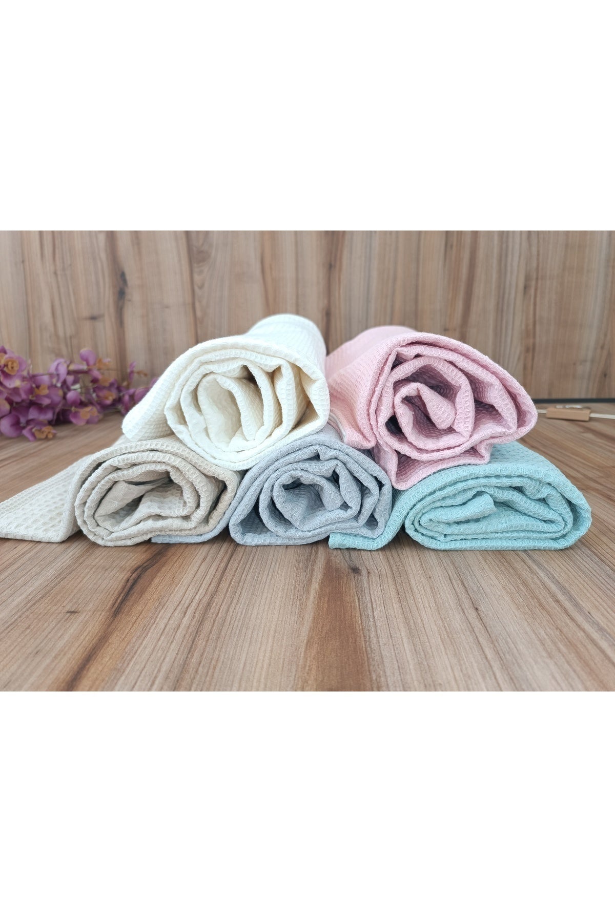 Pembe Kız Erkek Bebek Battaniyesi Pike %100 Pamuklu Doğal Organik Uyku Çift Taraflı Örtü 86x86cm