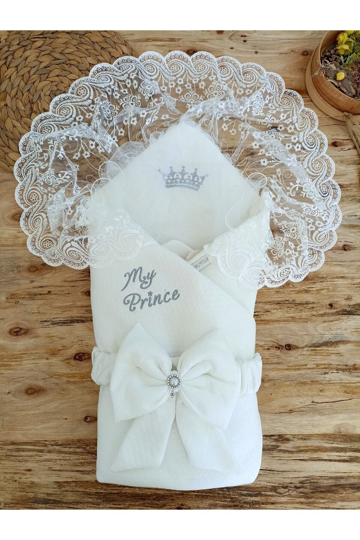Yeni Sezon Özel Tasarım Bebek Kundağı Unisex Bebek Dış Kundak Battaniyesi Dantelli Hastane Çıkışı