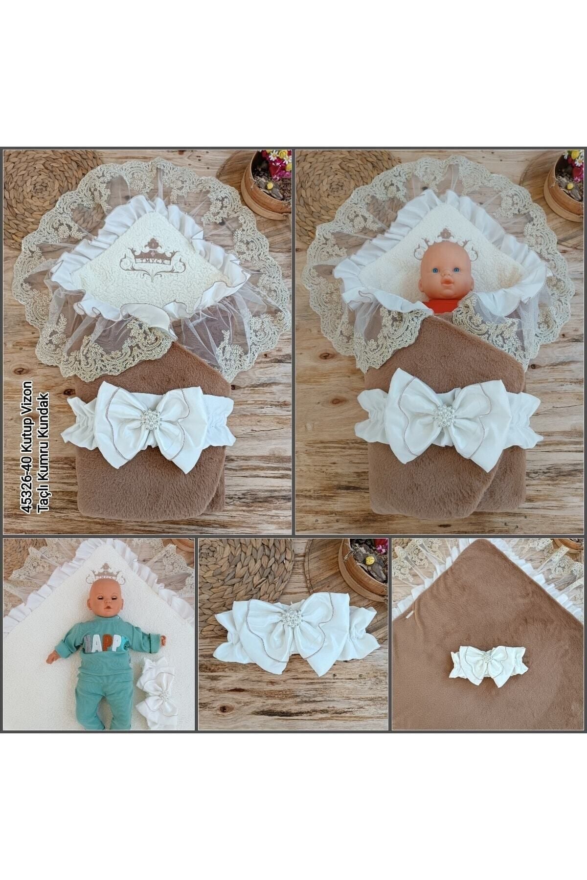Kışlık Bebek Kundağı Unisex Bebek Dış Kundak Battaniyesi Hastane Çıkışı Kundak Battaniye