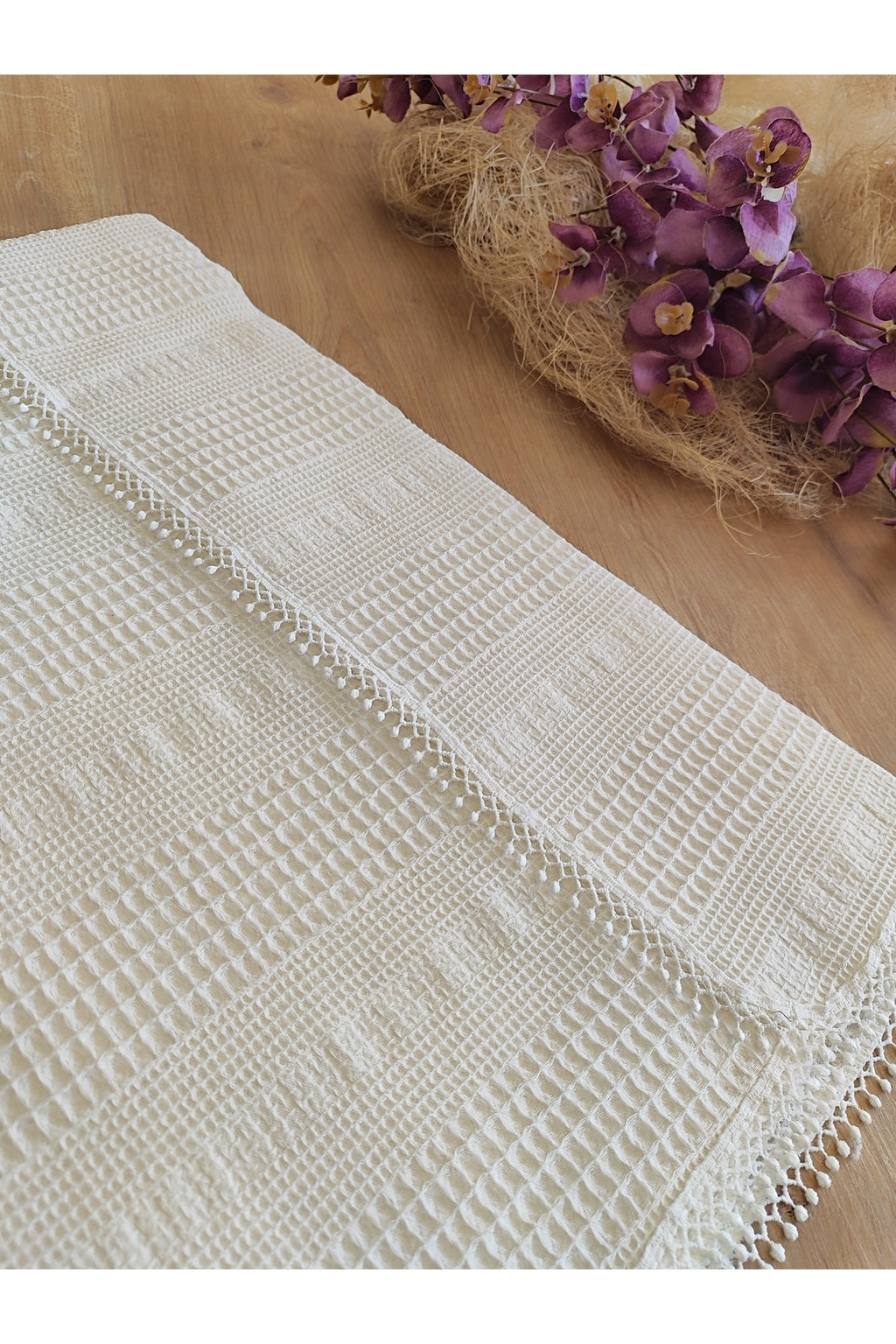 Sarı Pike Bebek Battaniyesi Doğal Organik Yaşam Örtüsü Çok Amaçlı Mevsimlik Yenidoğan 80x90 Cm