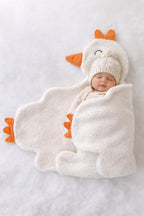 Anne Yumuşaklığında Wellsoft Peluş Bebek Battaniyesi 120x120 – Kışlık Kuzu Kumaş Minik Kuş Örtü