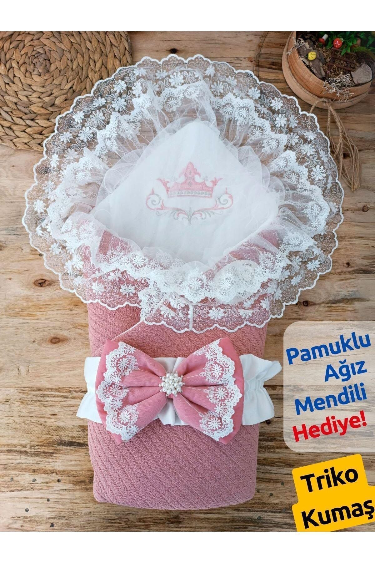 Triko Örgü Bebek Kundağı
