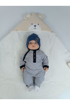 KIŞLIK KALIN KIZ ERKEK BEBEK BATTANİYESİ & DIŞ KUNDAK WELSOFT PELUŞ - AYICIK KULAKLI