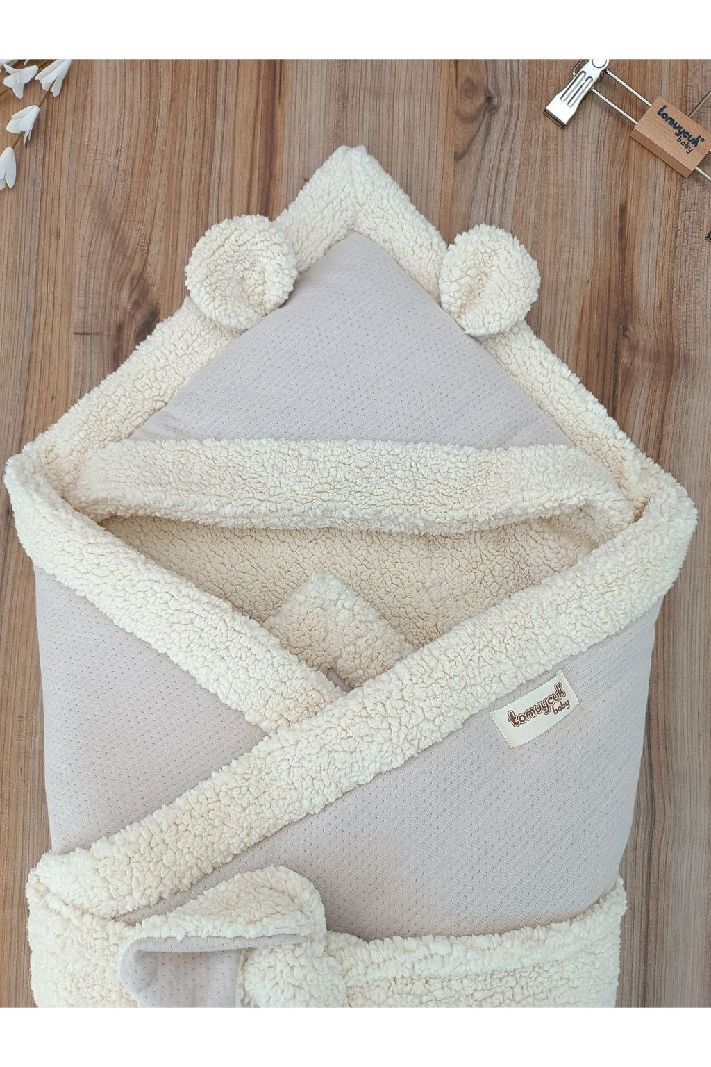 KIŞLIK KALIN BEBEK BATTANİYESİ %100 PAMUKLU DOĞAL ORGANİK UYKU KUNDAĞI HASTANE ÇIKIŞI YENİDOĞAN ÖRTÜ