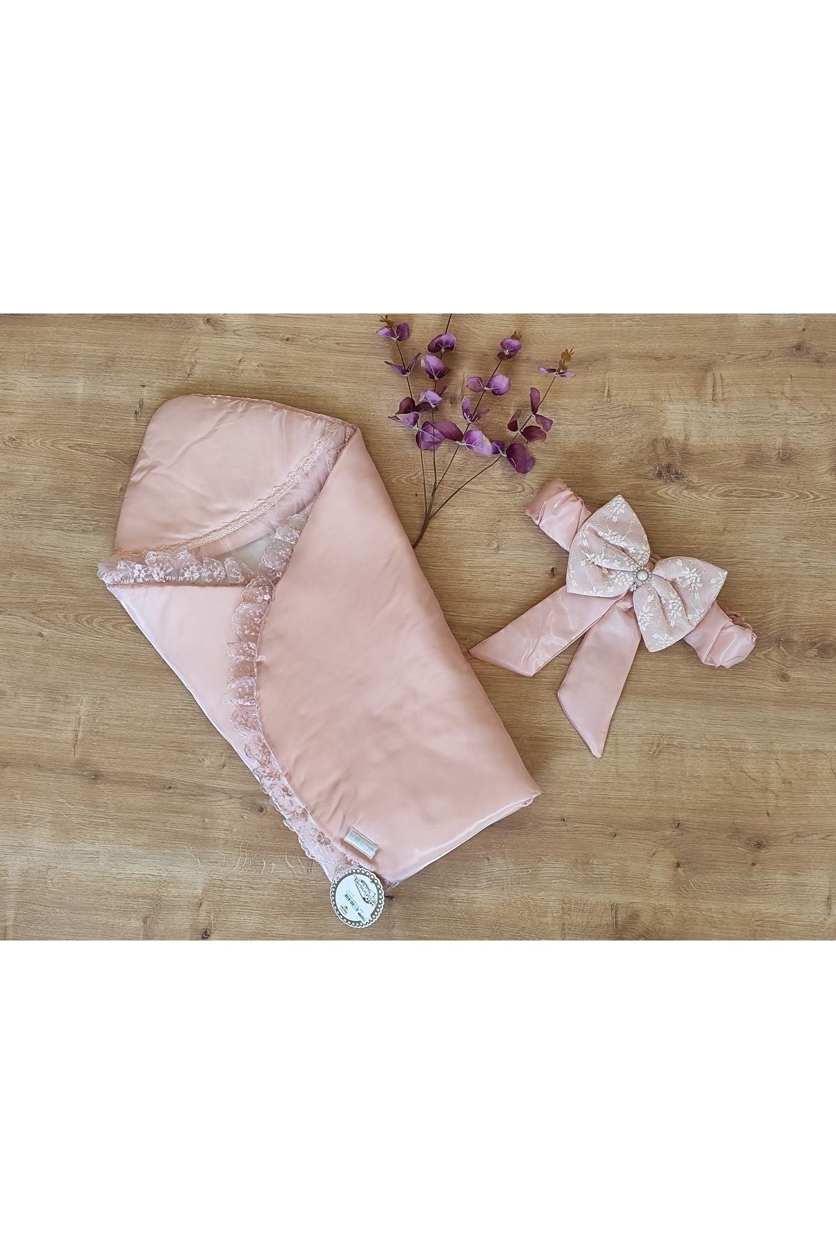 Pembe Bebek Kundağı Bebek Dış Kundak Battaniyesi Hastane Çıkışı Kundak Battaniye Yenidoğan Hediyelik