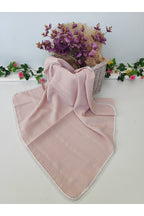 Pembe Pike Bebek Battaniyesi Doğal Organik Yaşam Örtüsü Çok Amaçlı Mevsimlik Yenidoğan 80x90 Cm