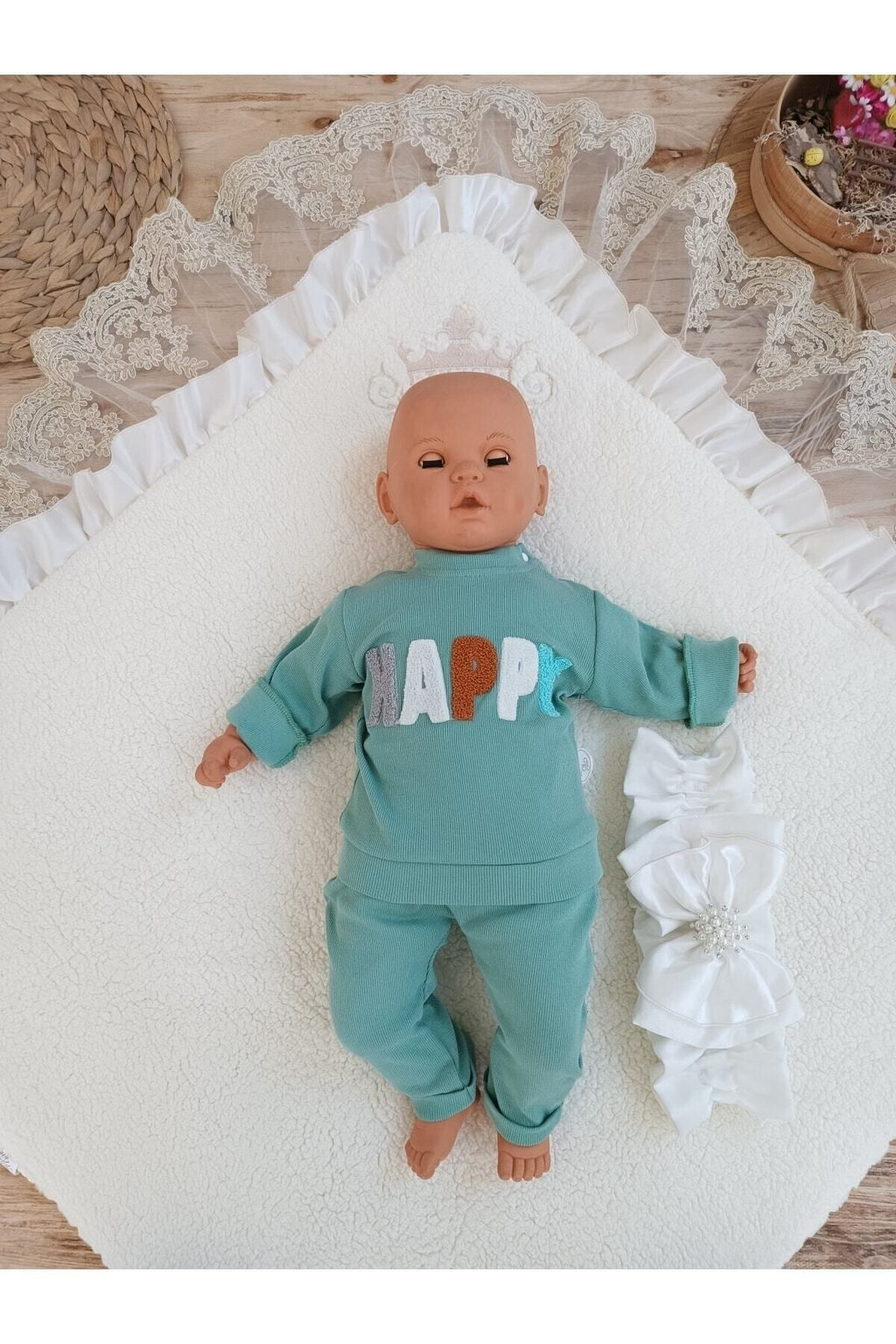 Kışlık Prizma Bebek Kundağı Unisex Bebek Dış Kundak Battaniyesi Hastane Çıkışı Kundak Battaniye