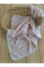 Pembe Pike Bebek Battaniyesi Doğal Organik Yaşam Örtüsü Çok Amaçlı Mevsimlik Yenidoğan 80x90 Cm