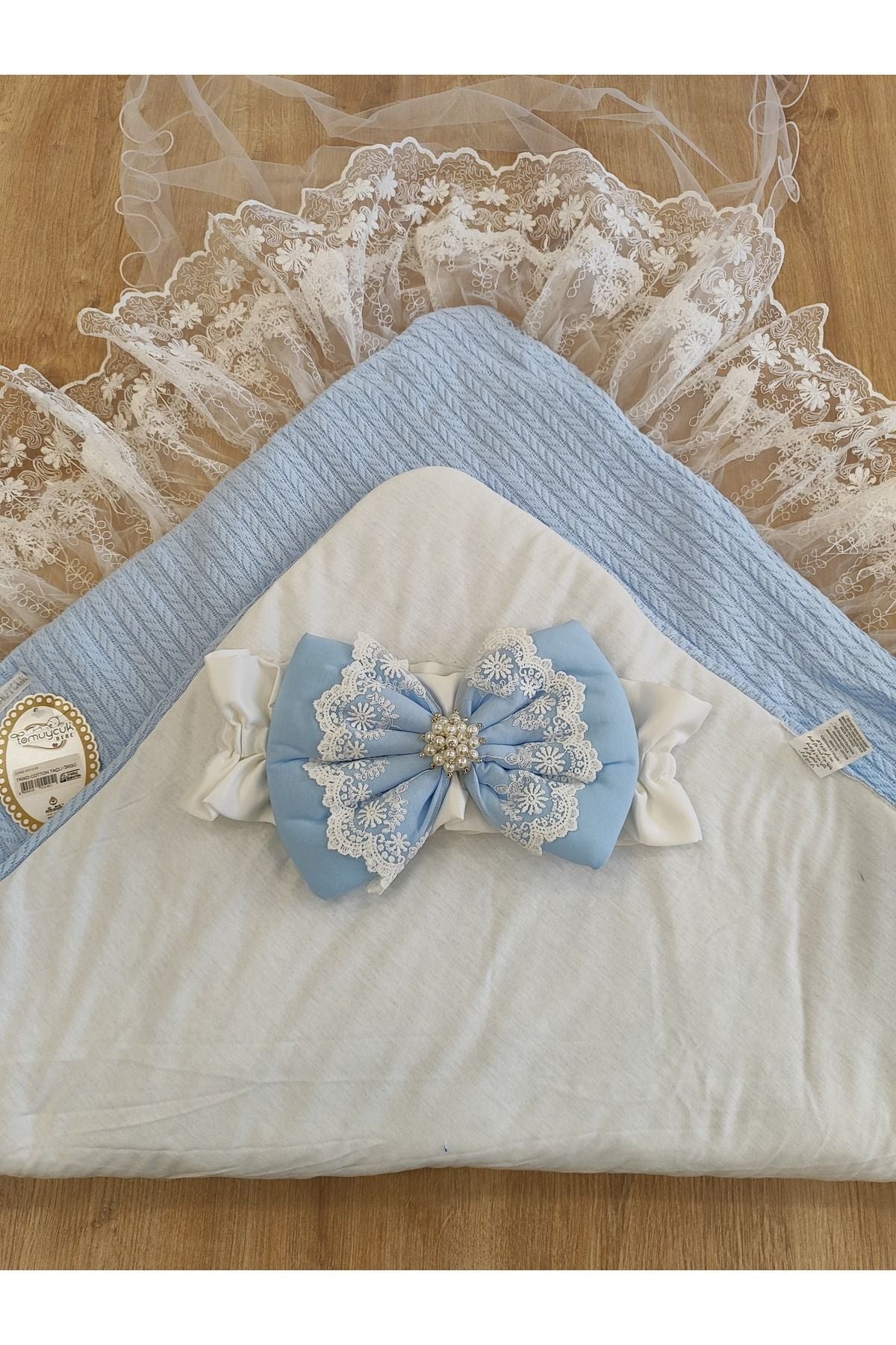 Triko Örgü Bebek Kundağı Unisex Bebek Dış Kundak Battaniyesi Hastane Çıkışı Kundak Battaniye