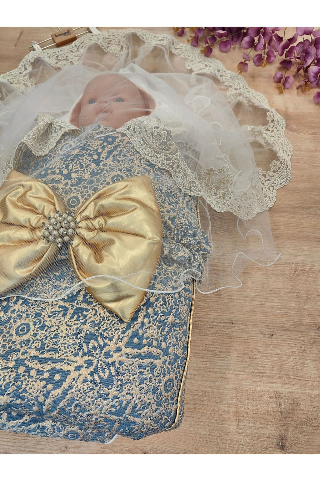 Dabtelli Bebek Battaniyesi Mevlütlük Bebek Kunağı Hediyelik Mevsimlik Özel Üretim