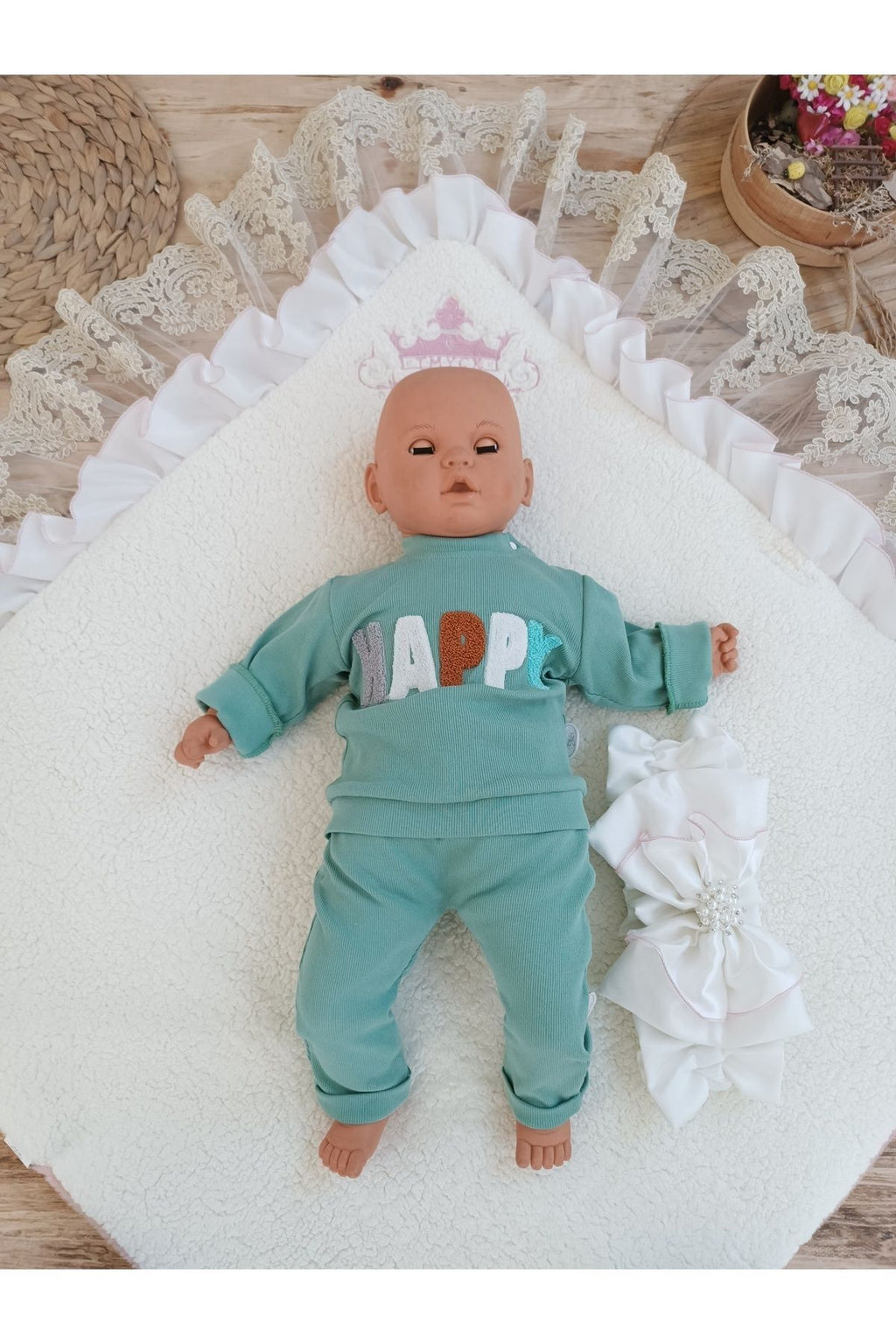 Kışlık Kız Bebek Dış Kundak Yenidoğan
