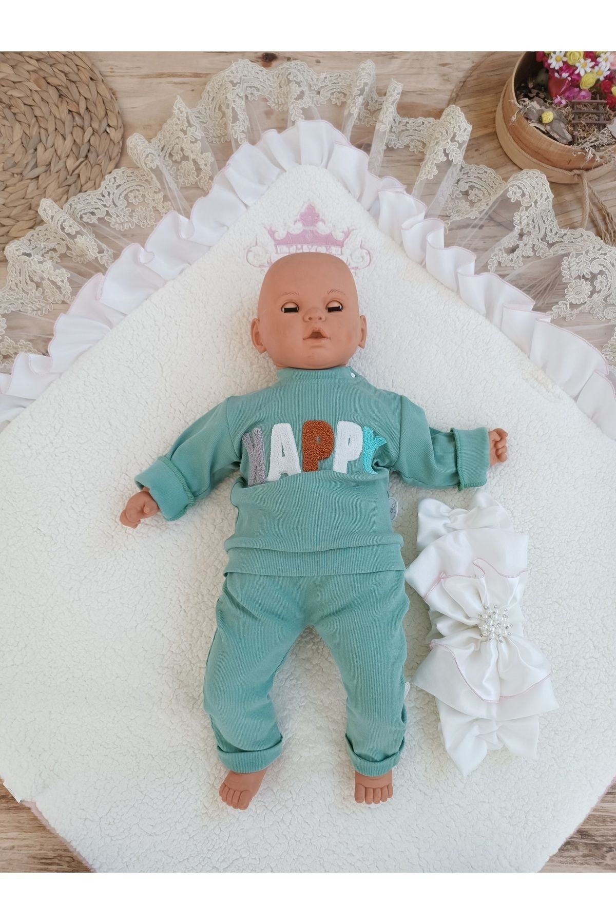 Kışlık Kız Bebek Dış Kundak Yenidoğan
