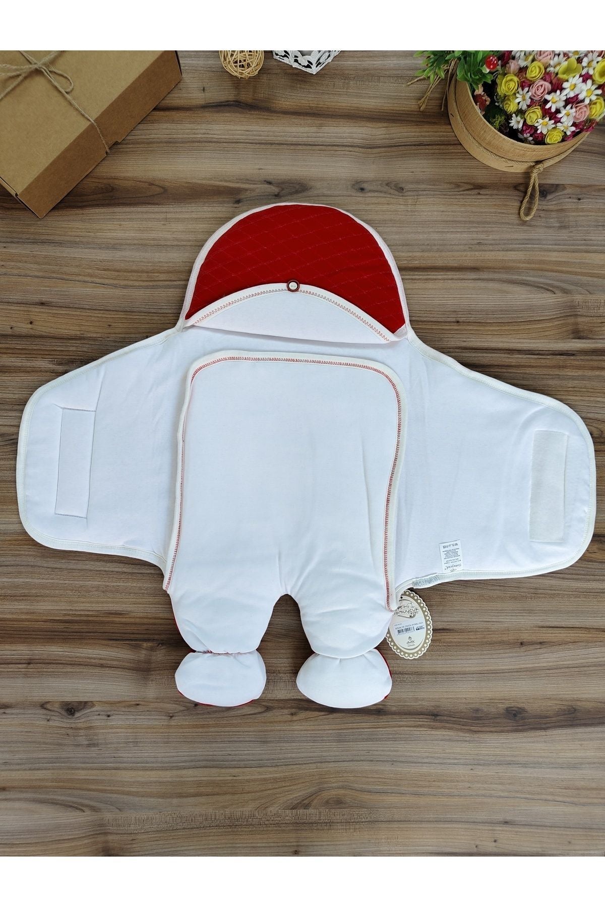 Bebek Kundak Battaniyesi Ayaklı Dış Bebek Kundağı Hastane Çıkışı Kundak Battaniye Unisex