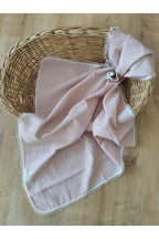 Pembe Pike Bebek Battaniyesi Doğal Organik Yaşam Örtüsü Çok Amaçlı Mevsimlik Yenidoğan 80x90 Cm