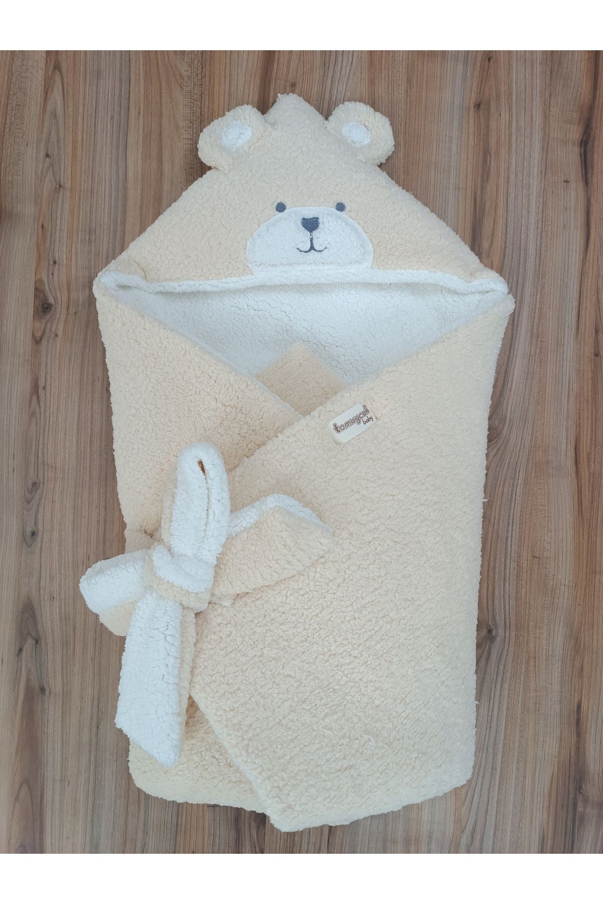KIŞLIK KALIN KIZ ERKEK BEBEK BATTANİYESİ & DIŞ KUNDAK WELSOFT PELUŞ - AYICIK KULAKLI