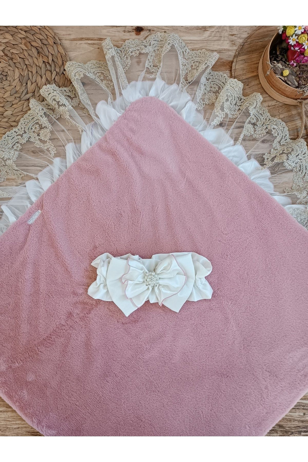 Kışlık Kız Bebek Dış Kundak Yenidoğan