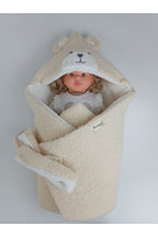 KIŞLIK KALIN KIZ ERKEK BEBEK BATTANİYESİ & DIŞ KUNDAK WELSOFT PELUŞ - AYICIK KULAKLI