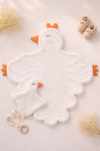 Anne Yumuşaklığında Wellsoft Peluş Bebek Battaniyesi – Kışlık Kuzu Kumaş Minik Kuş Örtü