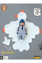 Anne Yumuşaklığında Wellsoft Peluş Bebek Battaniyesi – Kışlık Kuzu Kumaş Minik Kuş Örtü