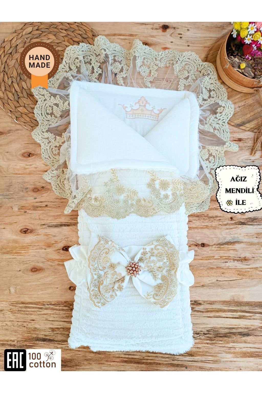 Kışlık Bebek Kundağı Unisex Bebek Dış Kundak Battaniyesi Hastane Çıkışı Kundak Battaniye