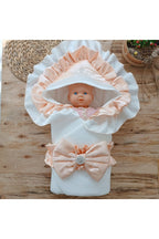 Kız Erkek Bebek Battaniyesi Kundağı %100 Pamuklu Doğal Organik Uyku Hastane Çıkısı Yenidoğan