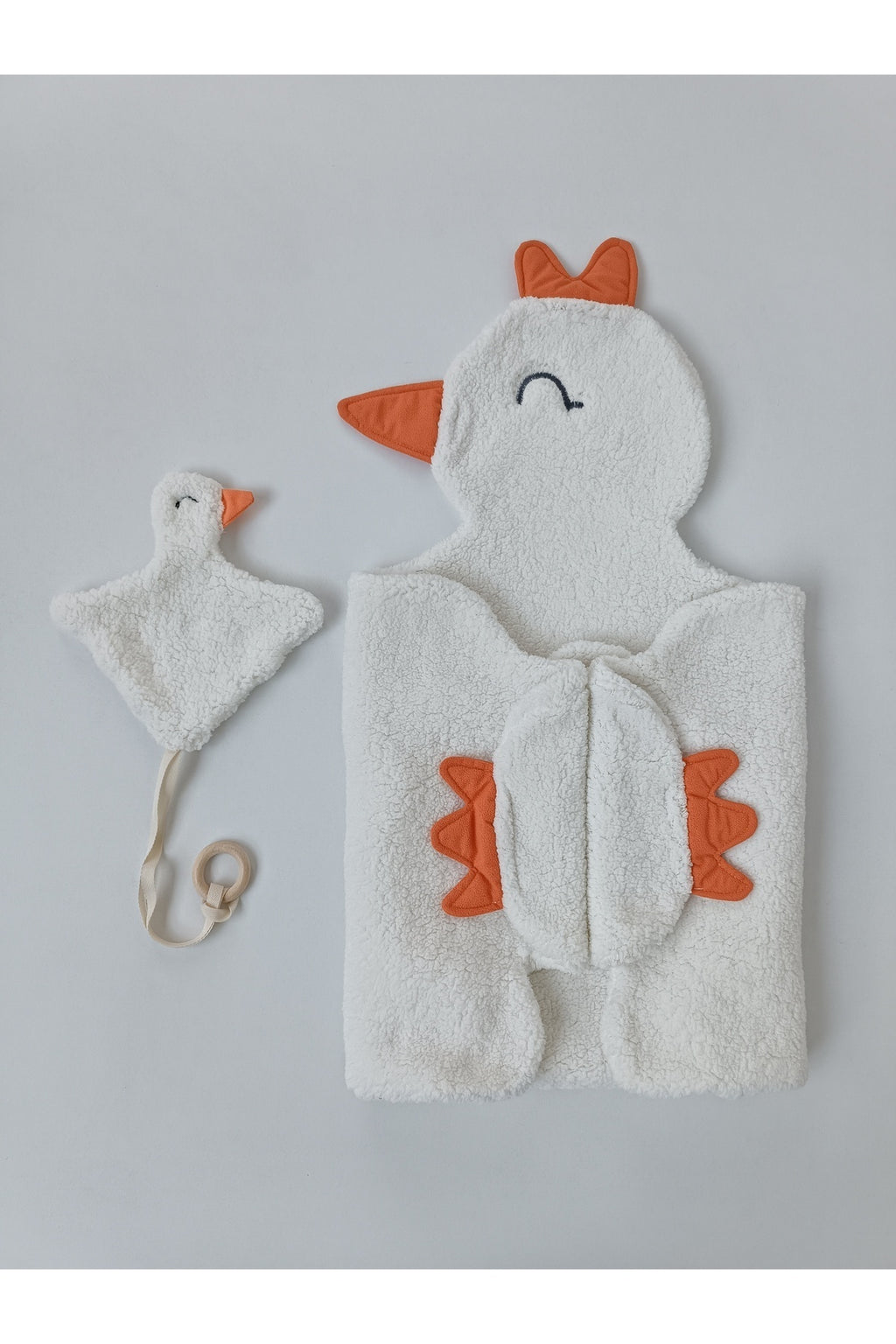 Anne Yumuşaklığında Wellsoft Peluş Bebek Battaniyesi – Kışlık Kuzu Kumaş Minik Kuş Örtü