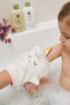 Panda El Kuklası Bebek Banyo Eldiveni – %100 Pamuklu