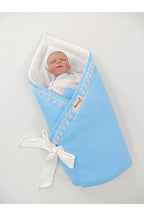 Dantelli Bebek Kundak Battaniye %100 Pamuklu 85x85 cm – Yumuşak & Rahat / Hediyelik