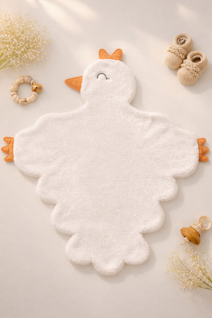 Anne Yumuşaklığında Wellsoft Peluş Bebek Battaniyesi 120x120 – Kışlık Kuzu Kumaş Minik Kuş Örtü