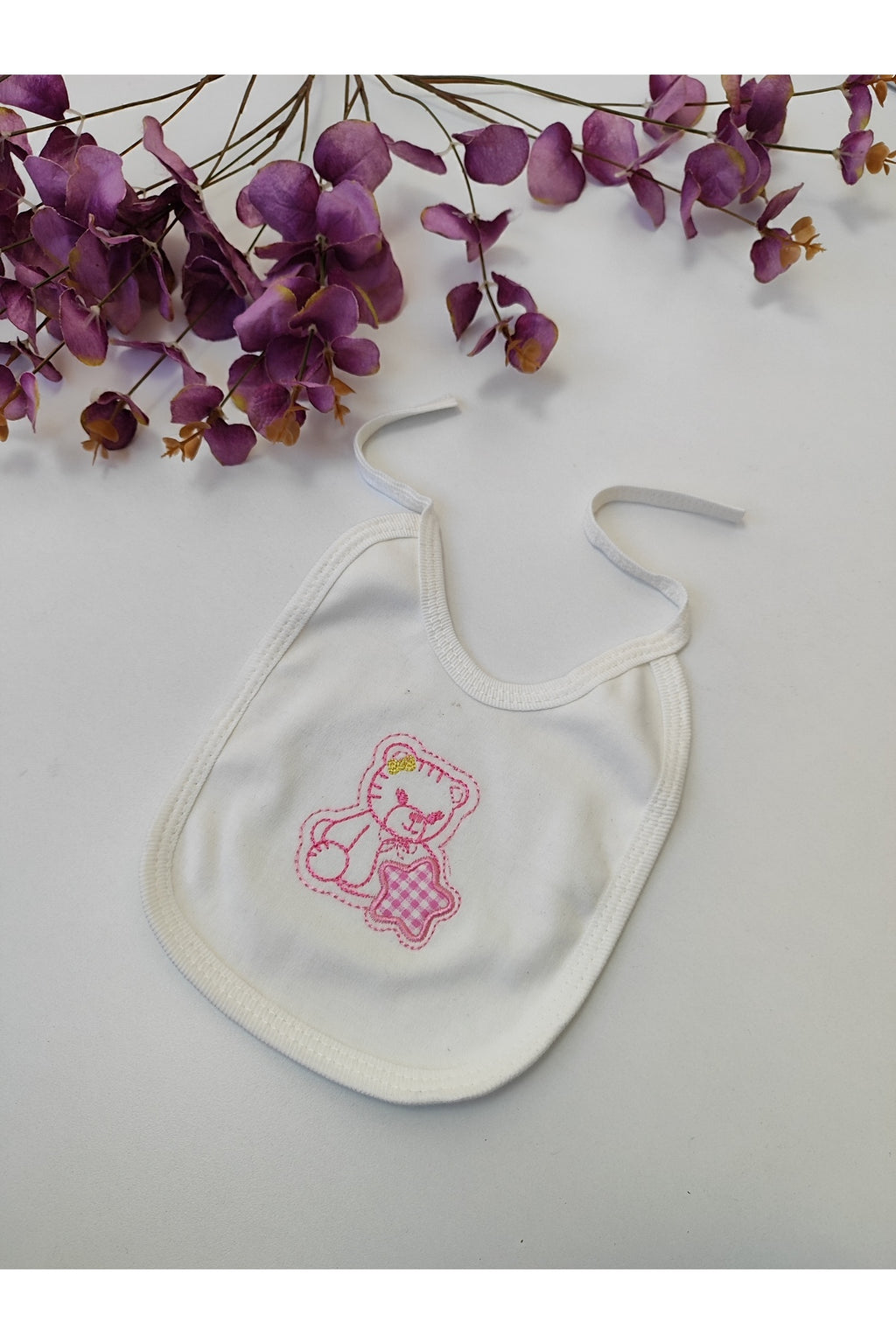Bebek Önlüğü Çıtçıtlı Bebek Salya Önlük Ağız Mendili Mama Önlüğü 6'lı set