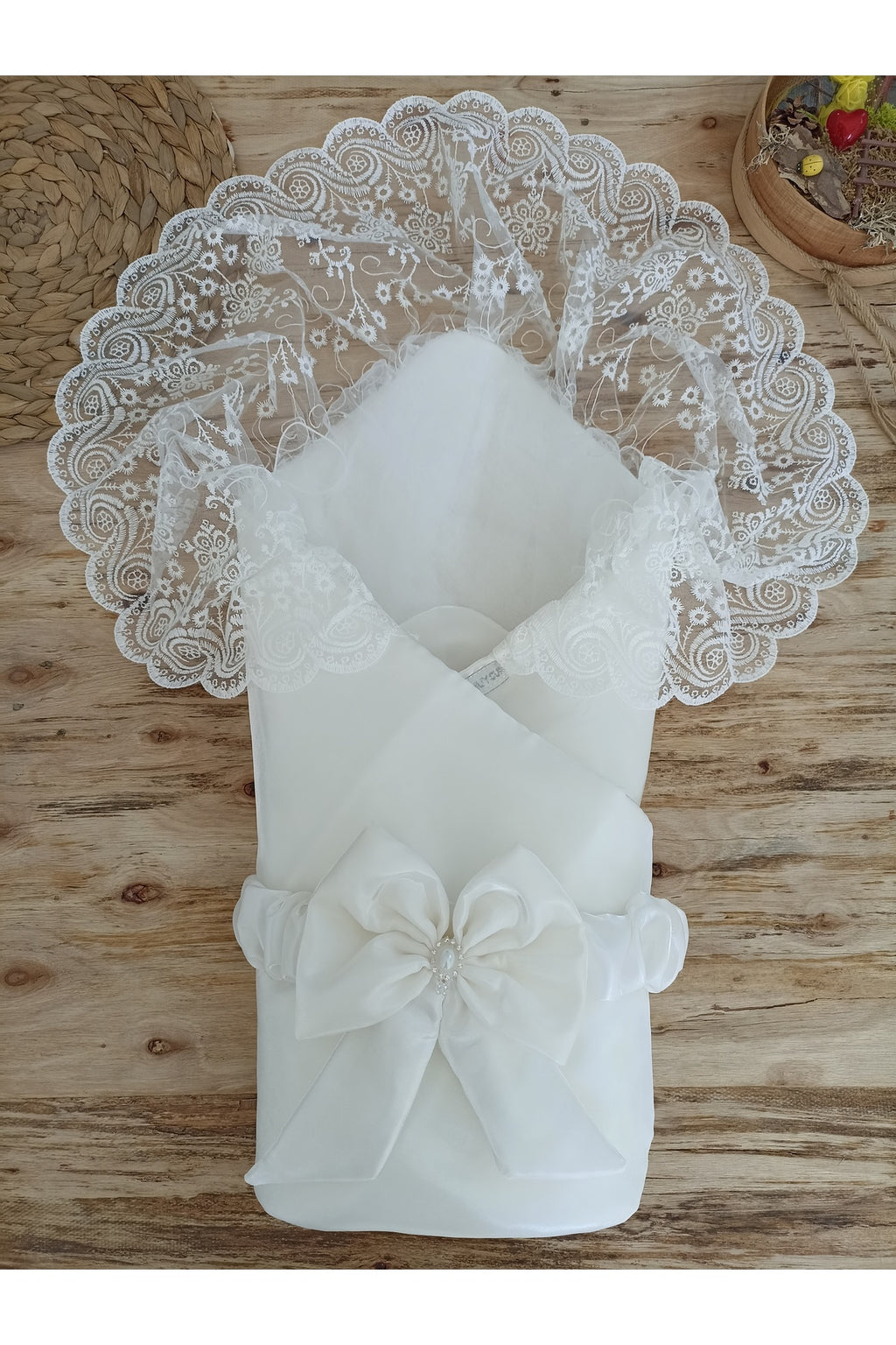 Kumru Kristal Kı Bebek Kundağı Unisex Bebek Dış Kundak Battaniyesi Hastane Çıkışı Kundak Battaniye