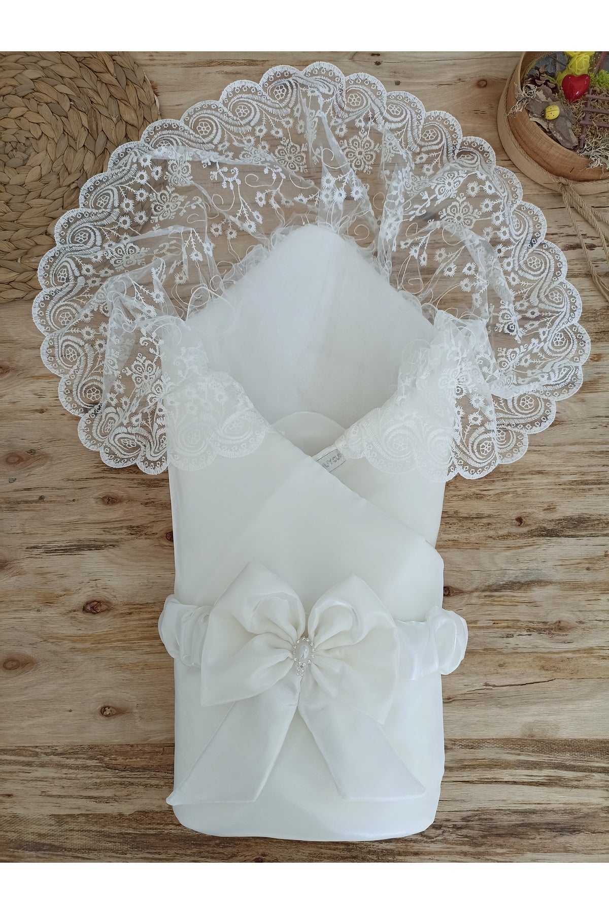 Kumru Kristal Kı Bebek Kundağı Unisex Bebek Dış Kundak Battaniyesi Hastane Çıkışı Kundak Battaniye