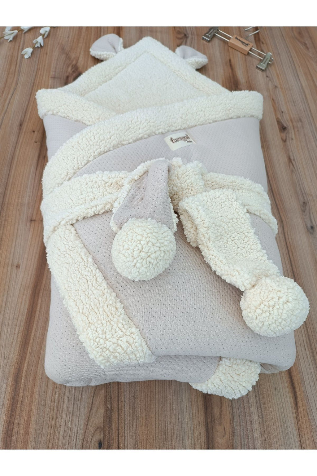 KIŞLIK KALIN BEBEK BATTANİYESİ %100 PAMUKLU DOĞAL ORGANİK UYKU KUNDAĞI HASTANE ÇIKIŞI YENİDOĞAN ÖRTÜ
