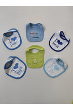 Bebek Önlüğü Çıtçıtlı Bebek Salya Önlük Ağız Mendili Mama Önlüğü 6'lı set