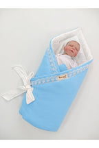 Dantelli Bebek Kundak Battaniye %100 Pamuklu 85x85 cm – Yumuşak & Rahat / Hediyelik
