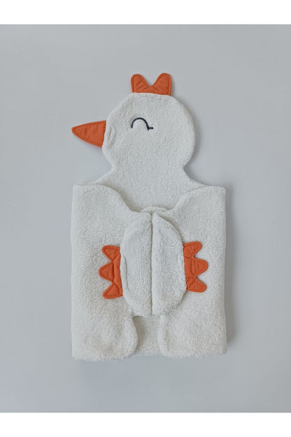 Anne Yumuşaklığında Wellsoft Peluş Bebek Battaniyesi 120x120 – Kışlık Kuzu Kumaş Minik Kuş Örtü