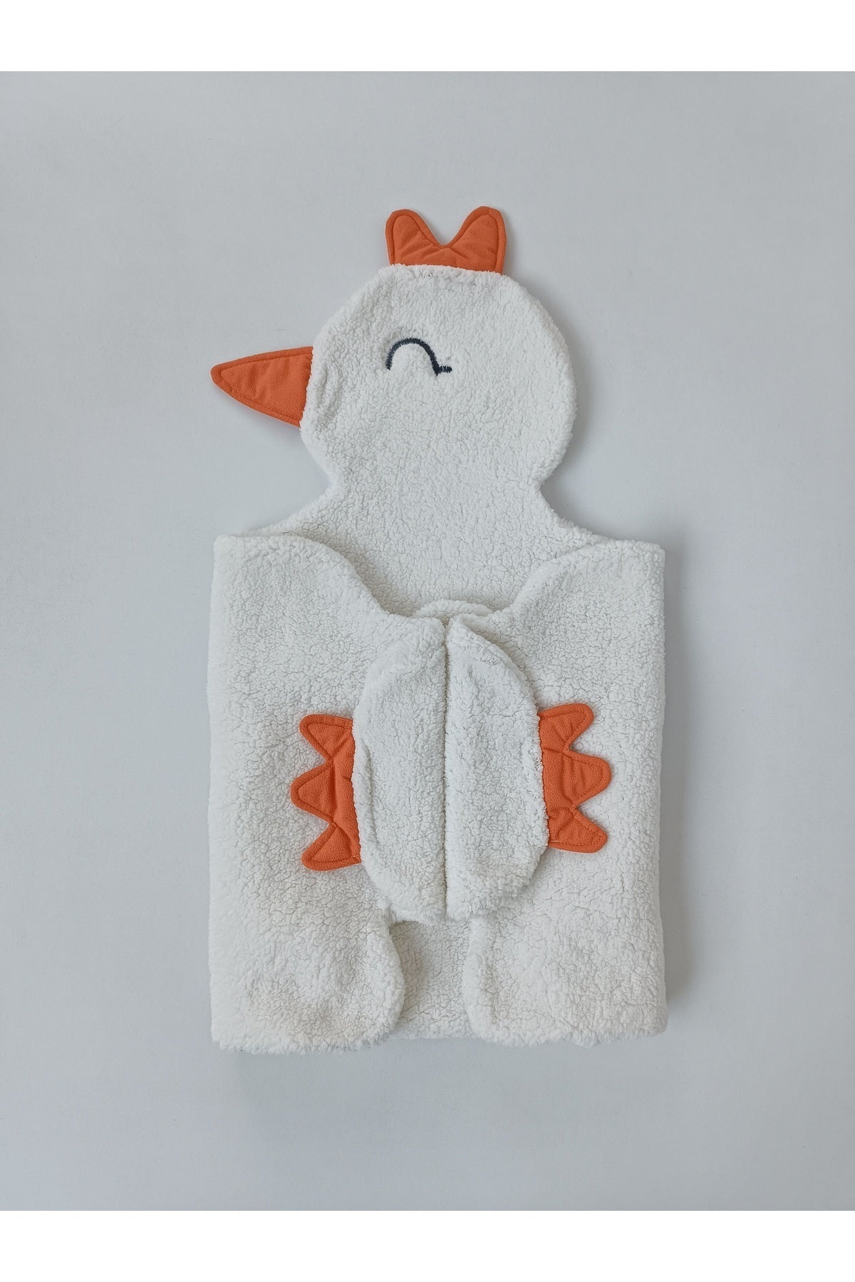 Anne Yumuşaklığında Wellsoft Peluş Bebek Battaniyesi 120x120 – Kışlık Kuzu Kumaş Minik Kuş Örtü