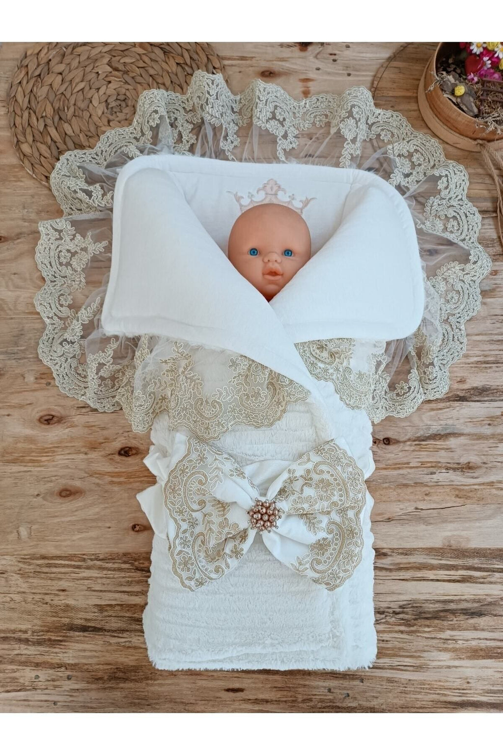 Kışlık Bebek Kundağı Unisex Bebek Dış Kundak Battaniyesi Hastane Çıkışı Kundak Battaniye