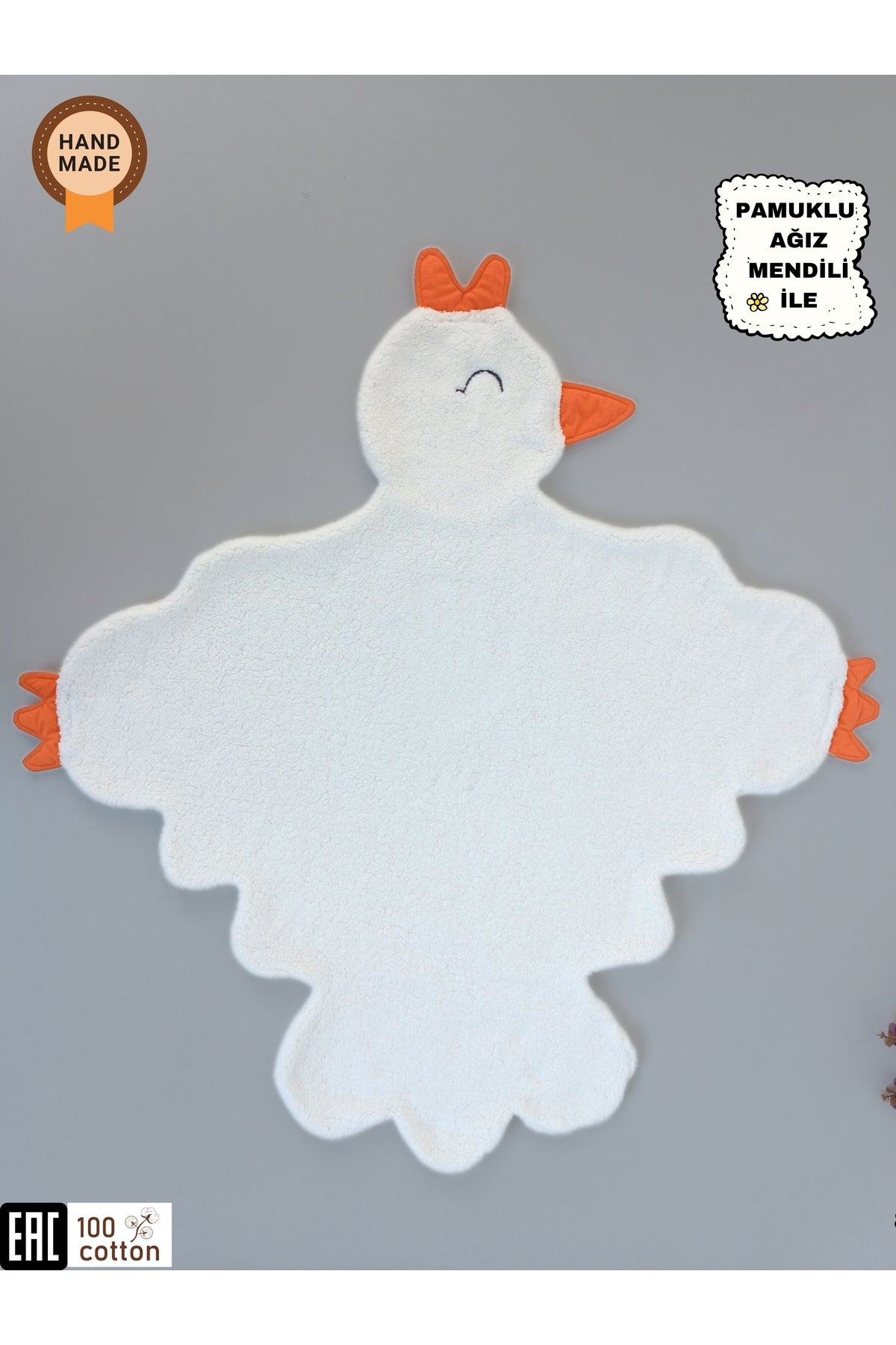 Anne Yumuşaklığında Wellsoft Peluş Bebek Battaniyesi 120x120 – Kışlık Kuzu Kumaş Minik Kuş Örtü