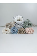 Antrasit Pike Bebek Battaniyesi Doğal Organik Uyku Çift Taraflı Bebek Havlu Örtü Yenidoğan Mevsimlik