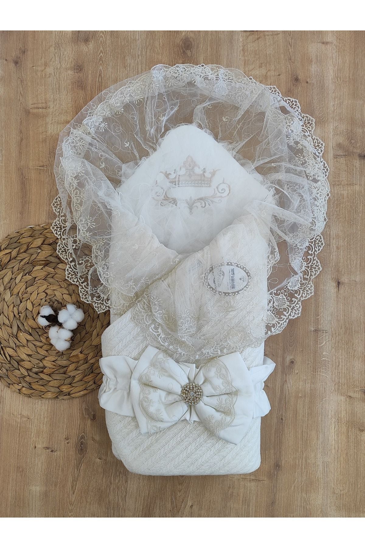 Triko Örgü Bebek Kundağı Unisex Bebek Dış Kundak Battaniyesi Hastane Çıkışı Kundak Battaniye