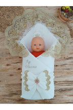 My Princess Ekru Kız Bebek Kundağı Kız Bebek Dış Kundak Battaniyesi Hastane Çıkışı Kundak