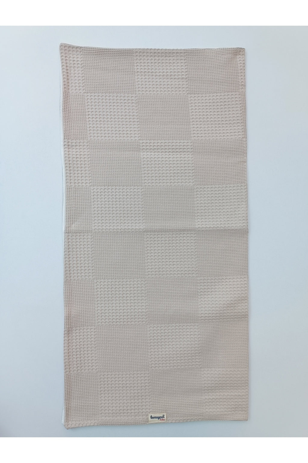 S.kahve Kız Erkek Bebek Battaniyesi Pike %100 Pamuklu Doğal Organik Uyku Çift Taraflı Örtü 86x86cm