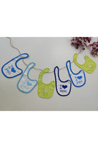 Bebek Önlüğü Çıtçıtlı Bebek Salya Önlük Ağız Mendili Mama Önlüğü 6'lı set