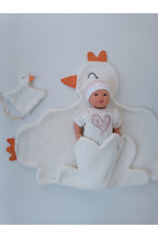 Anne Yumuşaklığında Wellsoft Peluş Bebek Battaniyesi – Kışlık Kuzu Kumaş Minik Kuş Örtü