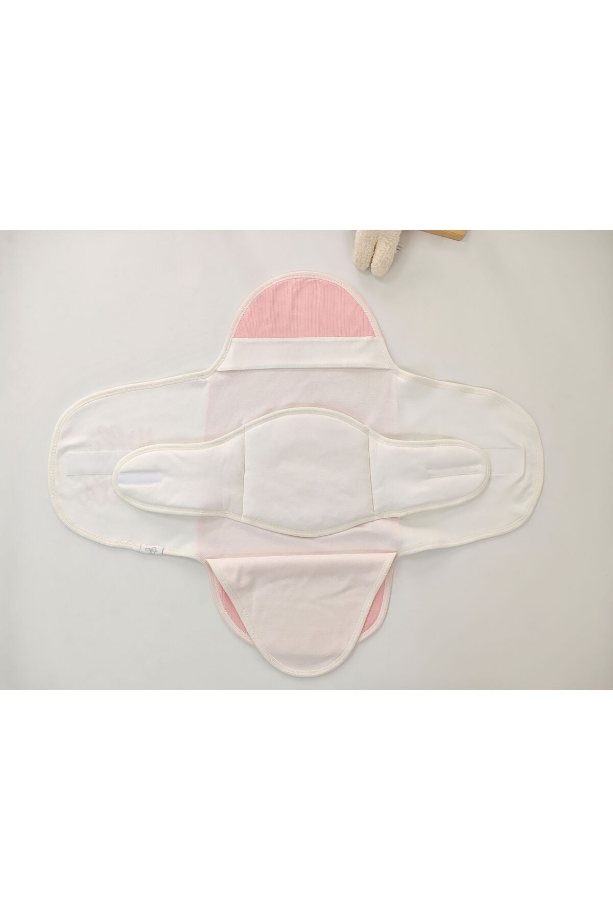 Pembe Kız Bebek Battaniyesi Kundağı -Uyku Tulumu %100 Pamuklu Ortopedik 0-9ay Hediyelik