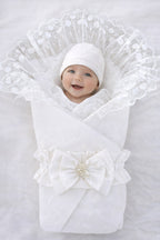 Ballerina Prizma Bebek Kundağı Unisex Bebek Dış Kundak Battaniyesi Hastane Çıkışı Kundak Battaniye