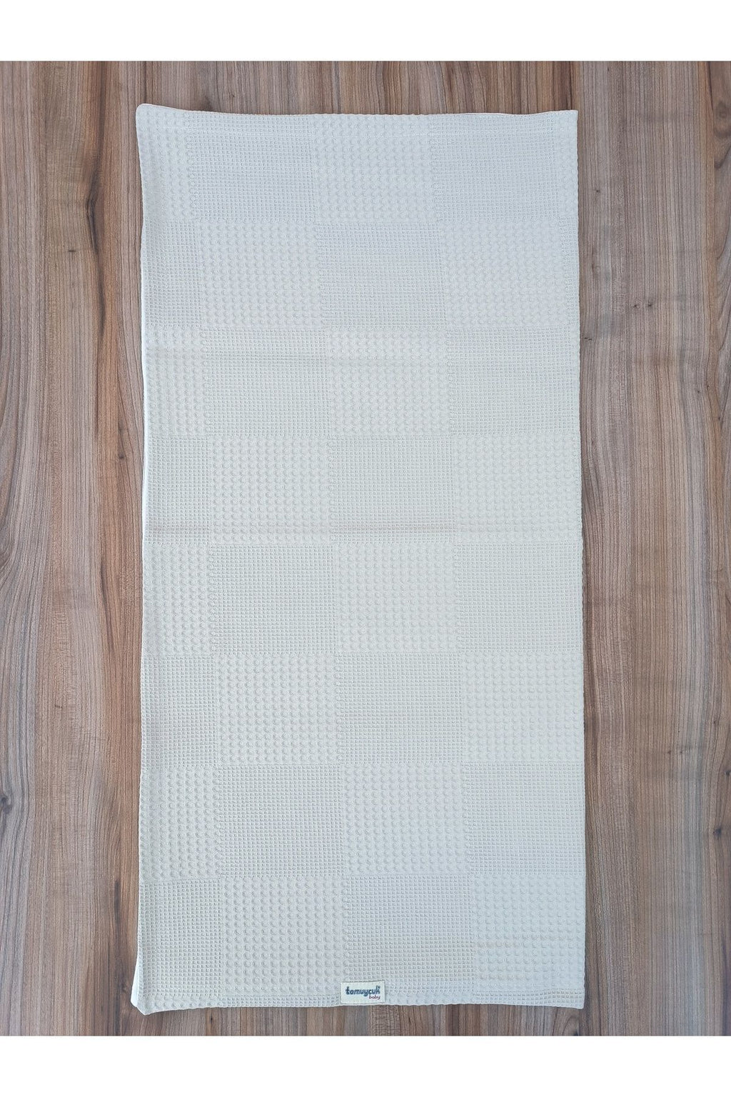 S.kahve Kız Erkek Bebek Battaniyesi Pike %100 Pamuklu Doğal Organik Uyku Çift Taraflı Örtü 86x86cm