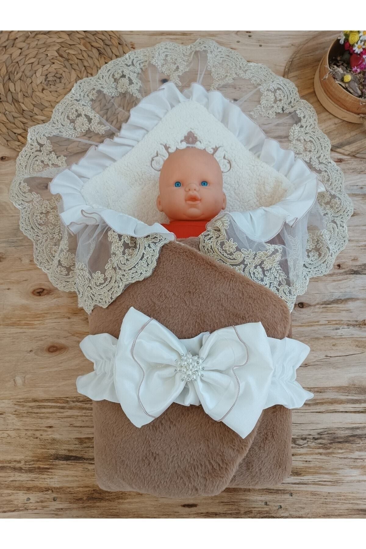 Kışlık Bebek Kundağı Unisex Bebek Dış Kundak Battaniyesi Hastane Çıkışı Kundak Battaniye
