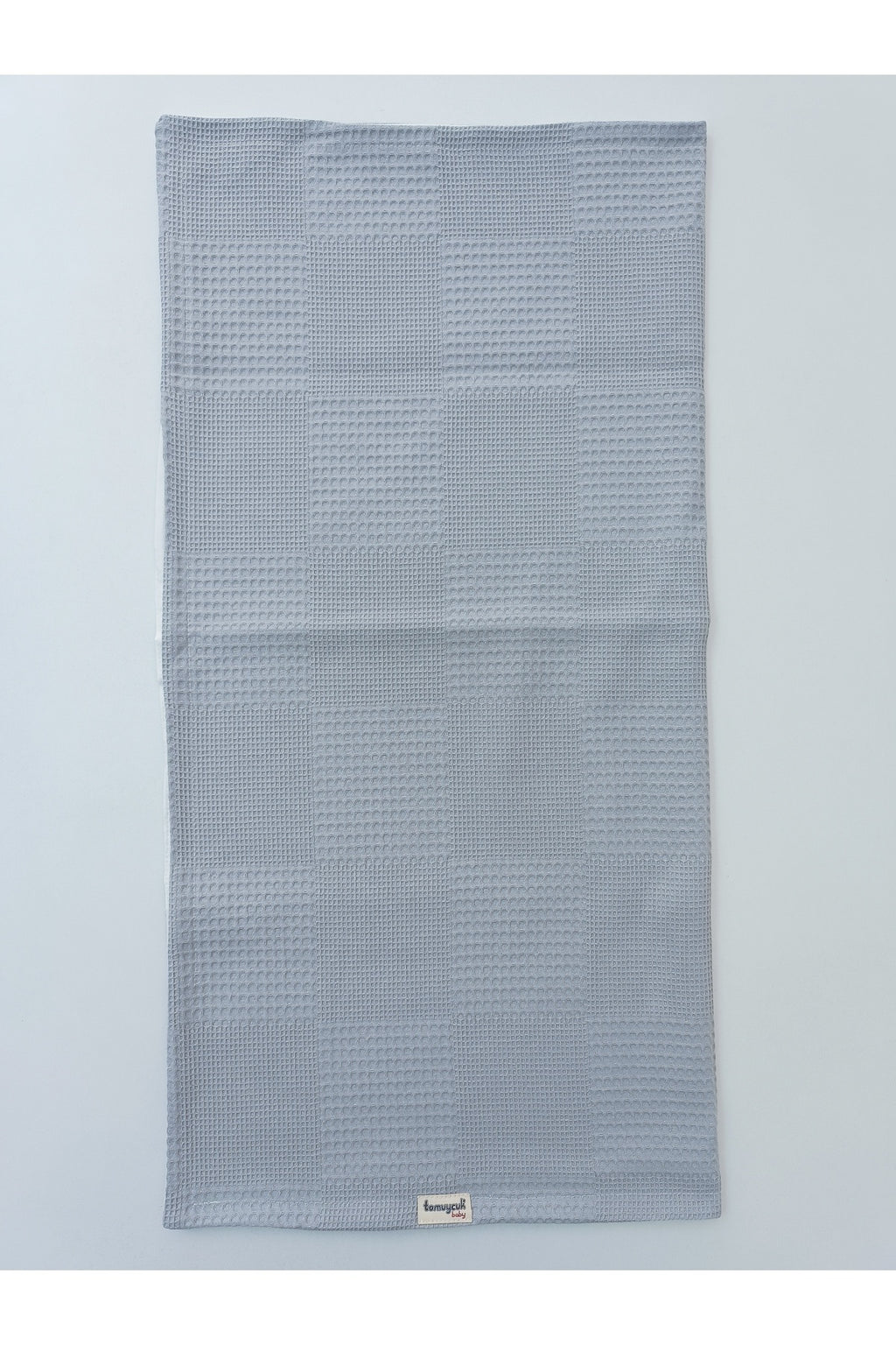 Gri Kız Erkek Bebek Battaniyesi Pike %100 Pamuklu Doğal Organik Uyku Çift Taraflı Örtü 86x86cm